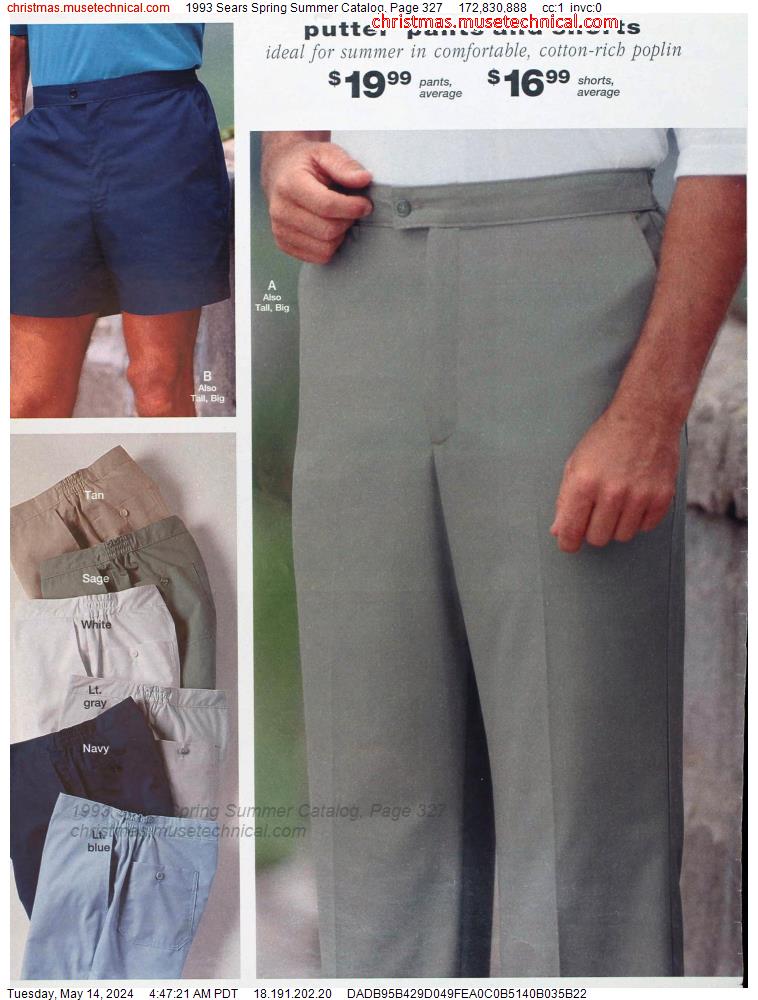 1993 Sears Spring Summer Catalog, Page 327