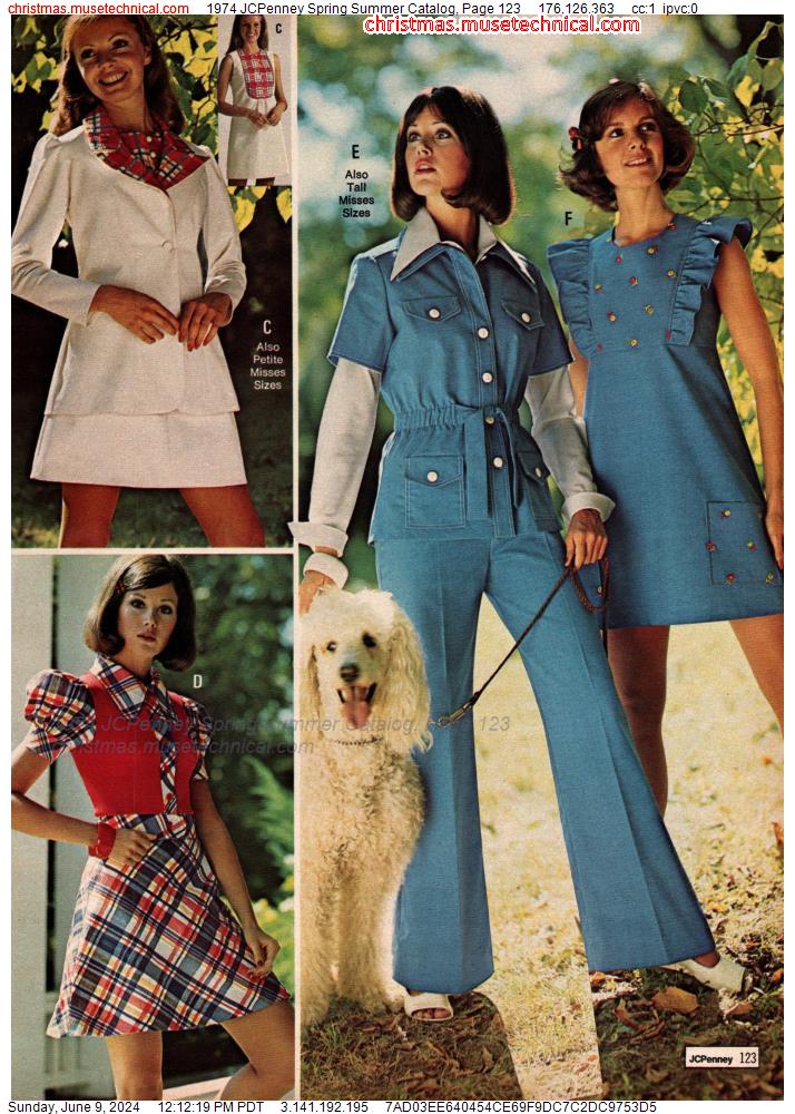 1974 JCPenney Spring Summer Catalog, Page 123