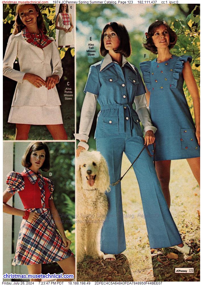 1974 JCPenney Spring Summer Catalog, Page 123