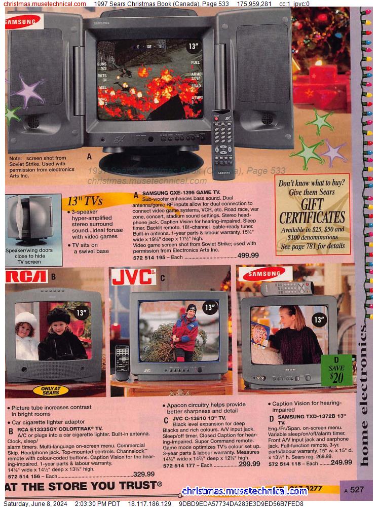 1997 Sears Christmas Book (Canada), Page 533