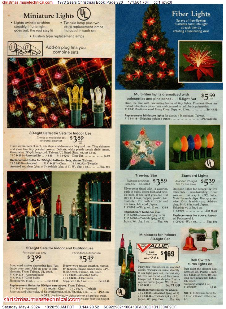 1973 Sears Christmas Book, Page 320