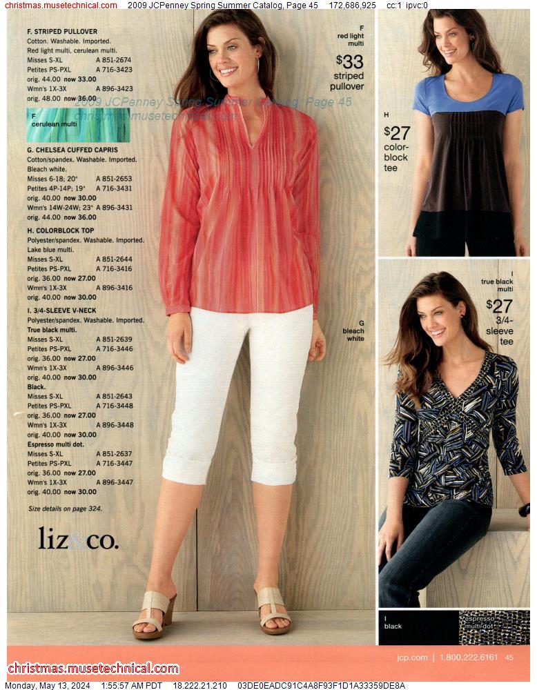 2009 JCPenney Spring Summer Catalog, Page 45
