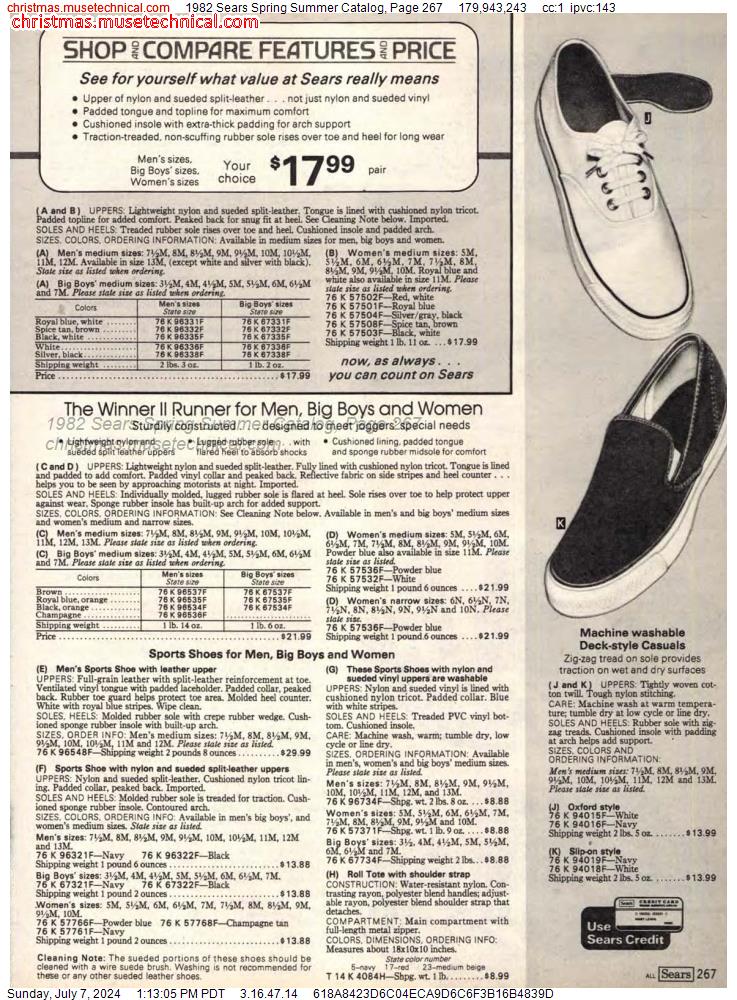 1982 Sears Spring Summer Catalog, Page 267