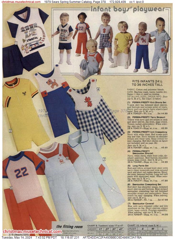 1979 Sears Spring Summer Catalog, Page 378