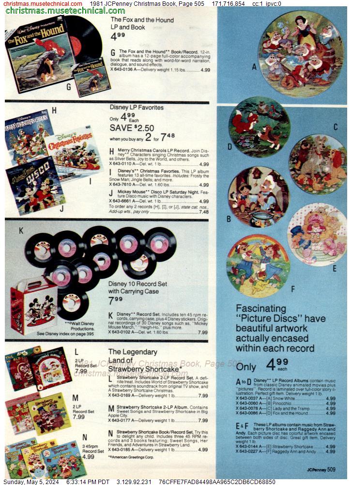 1981 JCPenney Christmas Book, Page 505