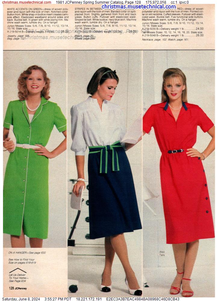 1981 JCPenney Spring Summer Catalog, Page 128