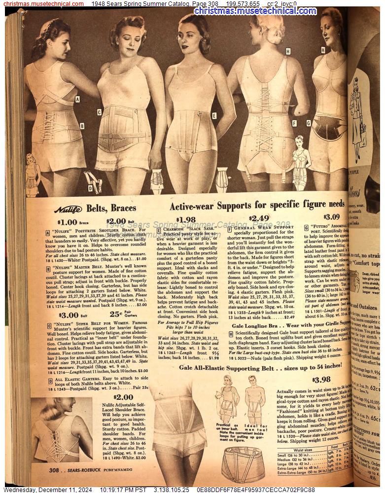 1948 Sears Spring Summer Catalog, Page 308