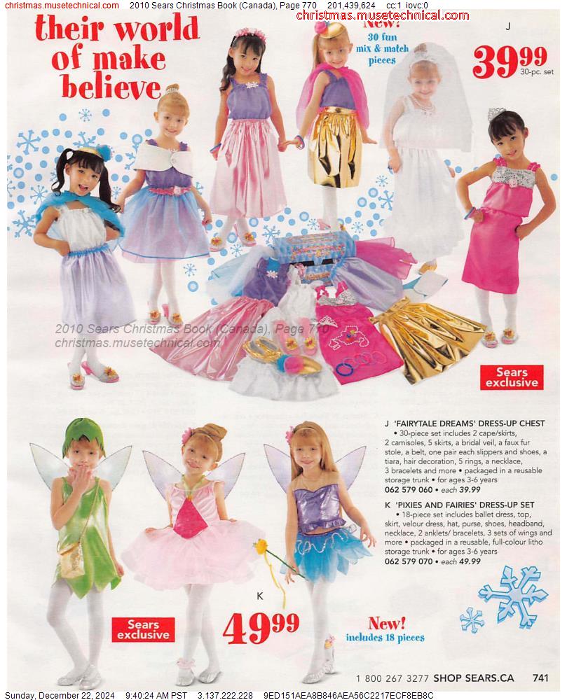 2010 Sears Christmas Book (Canada), Page 770