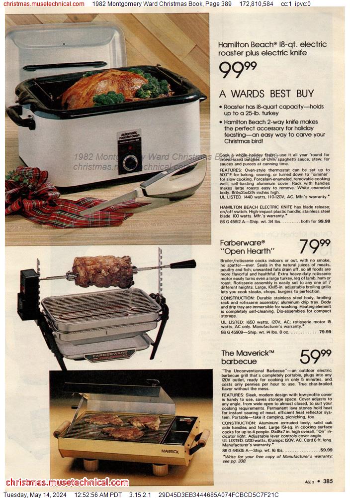 1982 Montgomery Ward Christmas Book, Page 389