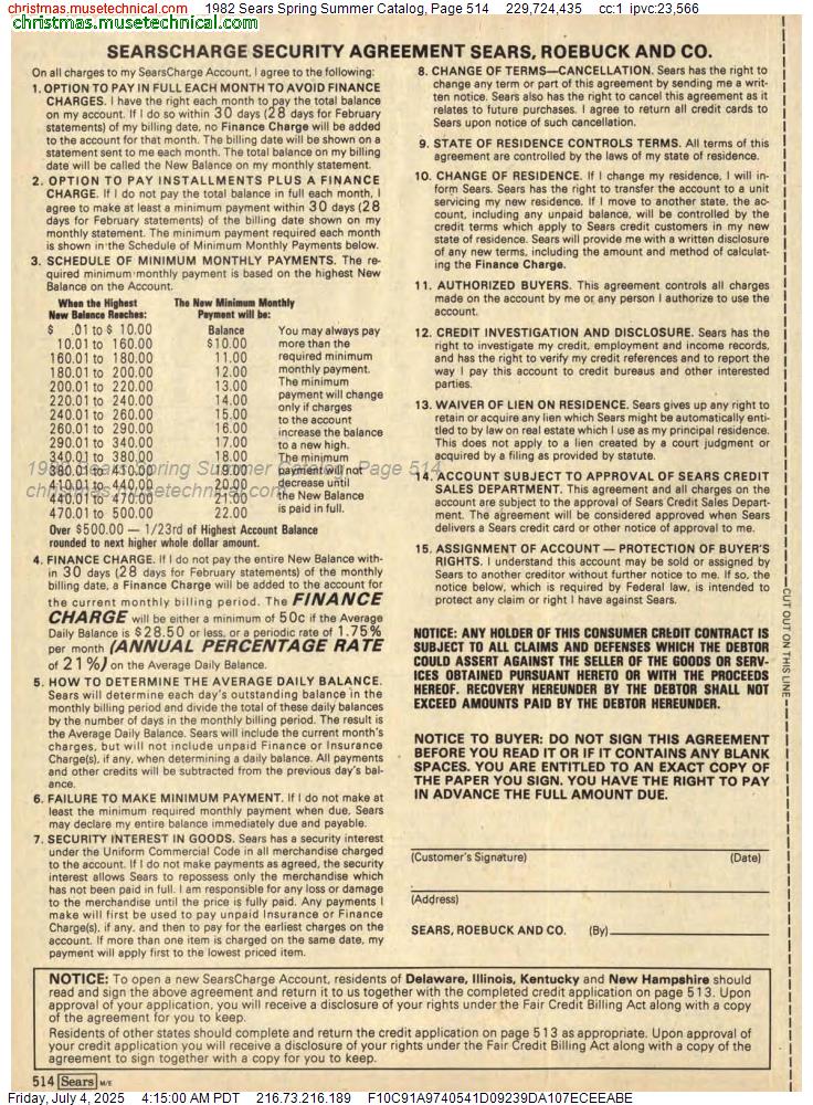 1982 Sears Spring Summer Catalog, Page 514