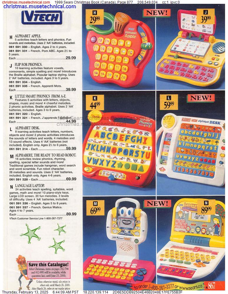 1999 Sears Christmas Book (Canada), Page 877