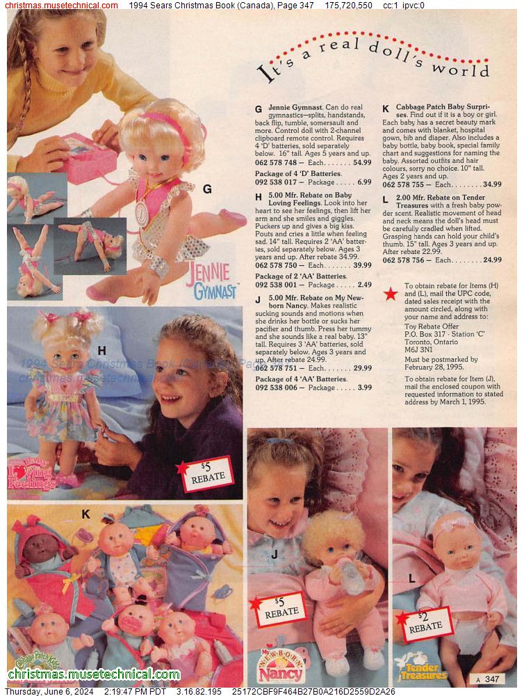 1994 Sears Christmas Book (Canada), Page 347