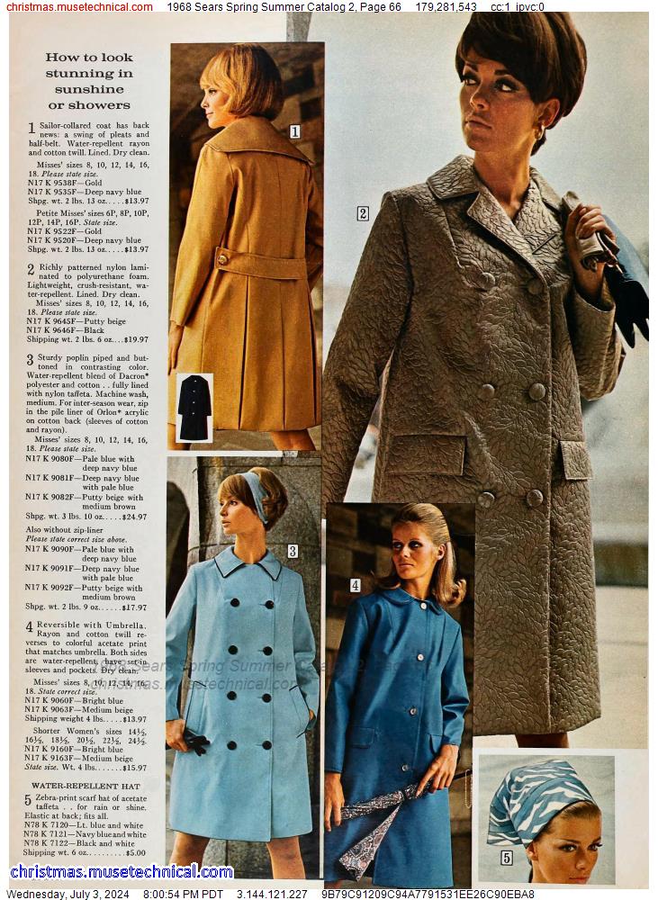 1968 Sears Spring Summer Catalog 2, Page 66