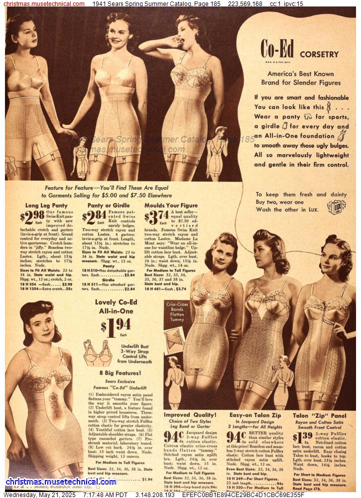 1941 Sears Spring Summer Catalog, Page 185