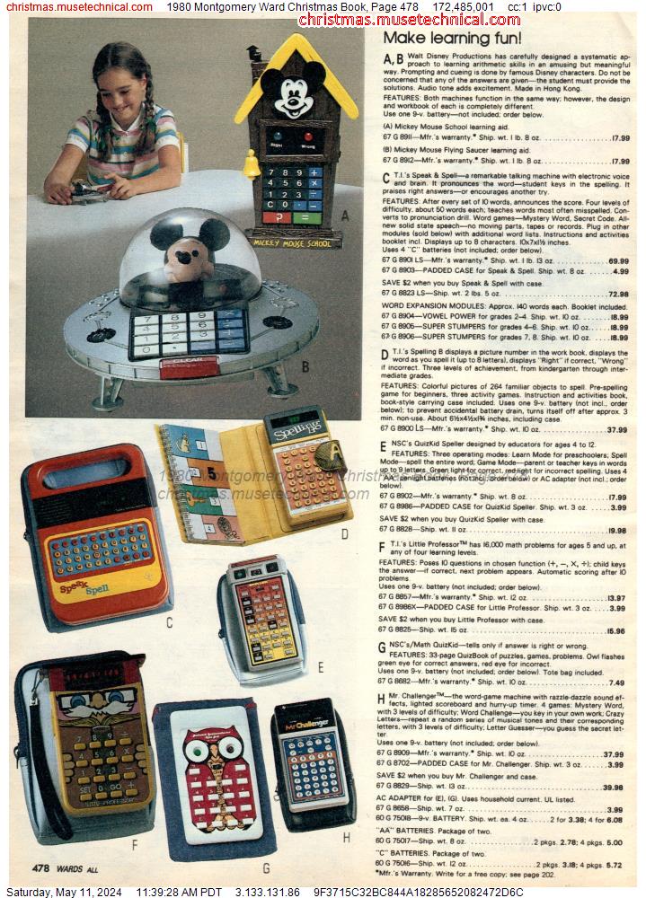1980 Montgomery Ward Christmas Book, Page 478