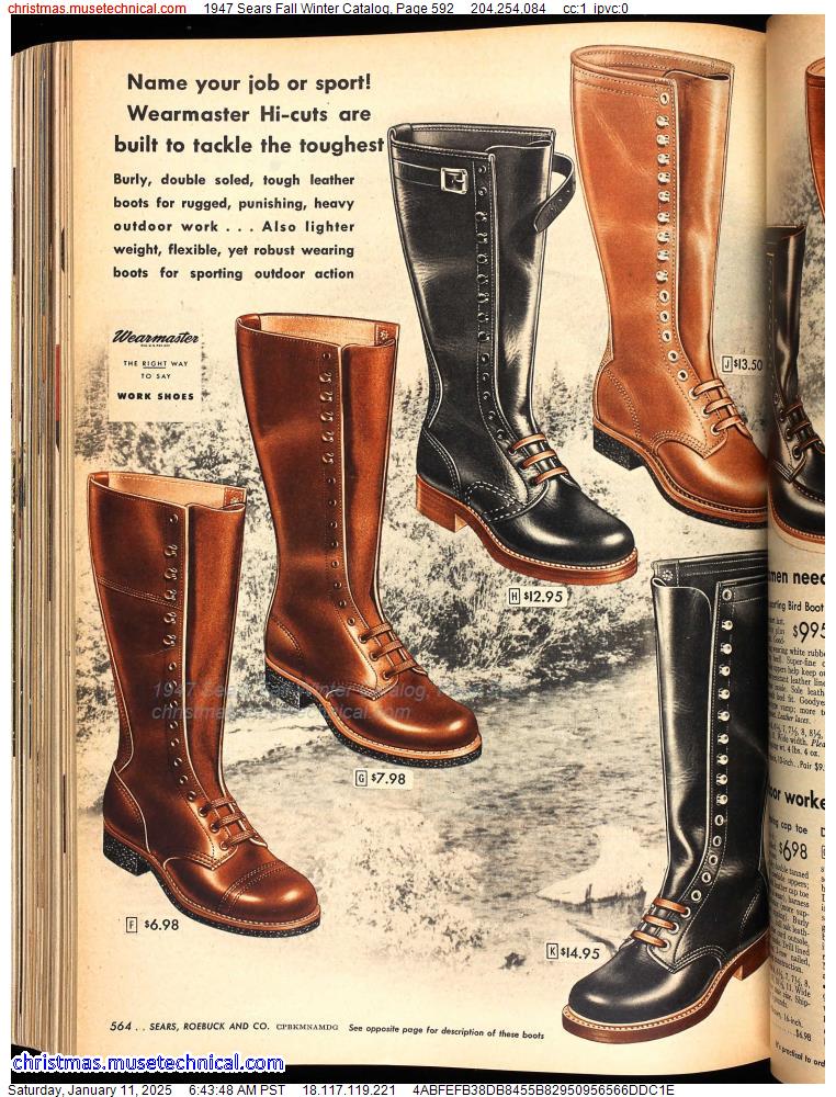 1947 Sears Fall Winter Catalog, Page 592