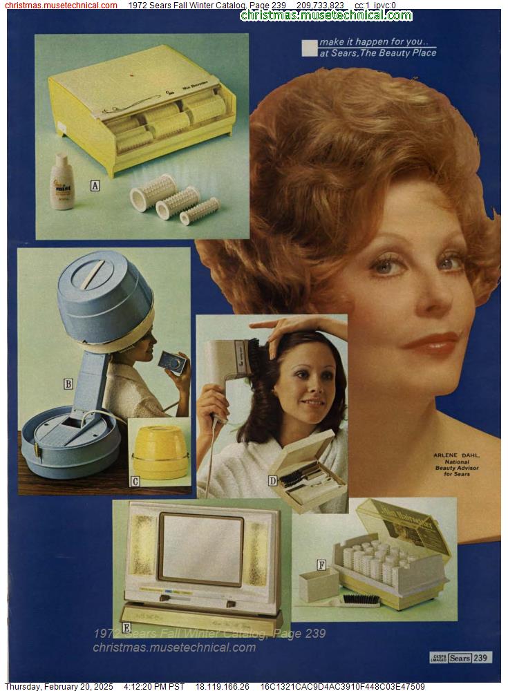 1972 Sears Fall Winter Catalog, Page 239