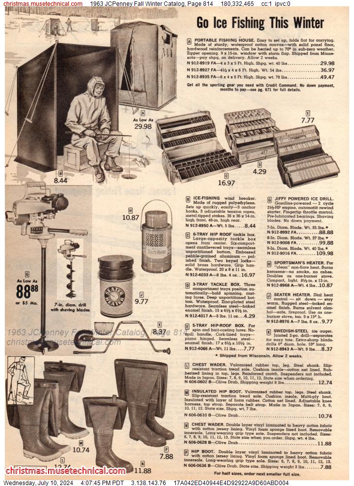 1963 JCPenney Fall Winter Catalog, Page 814