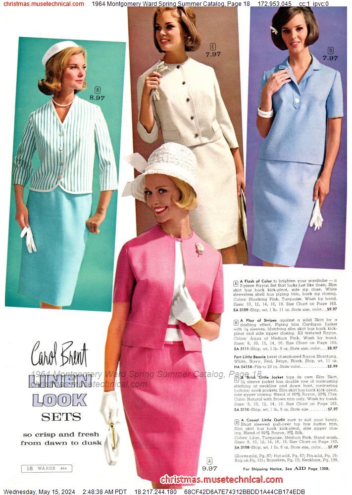 1964 Montgomery Ward Spring Summer Catalog, Page 18