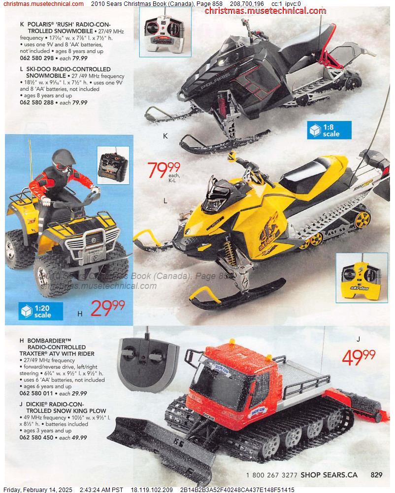 2010 Sears Christmas Book (Canada), Page 858