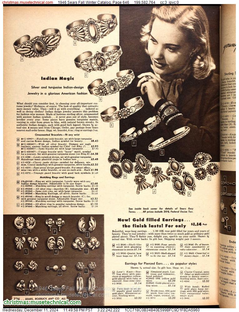 1946 Sears Fall Winter Catalog, Page 646