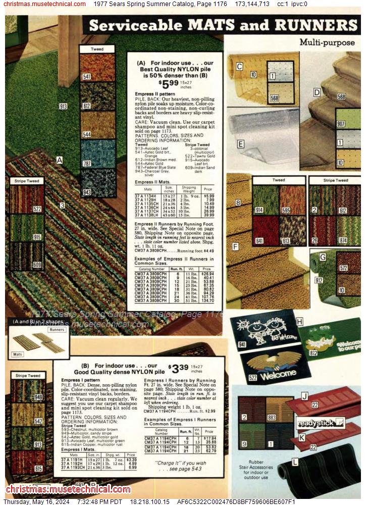 1977 Sears Spring Summer Catalog, Page 1176