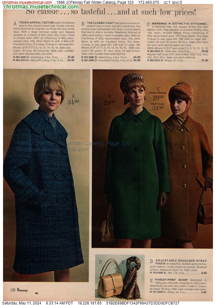 1966 JCPenney Fall Winter Catalog, Page 120