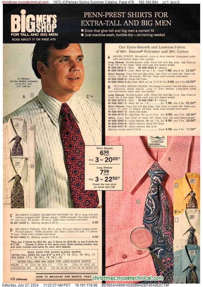 1972 JCPenney Spring Summer Catalog, Page 476