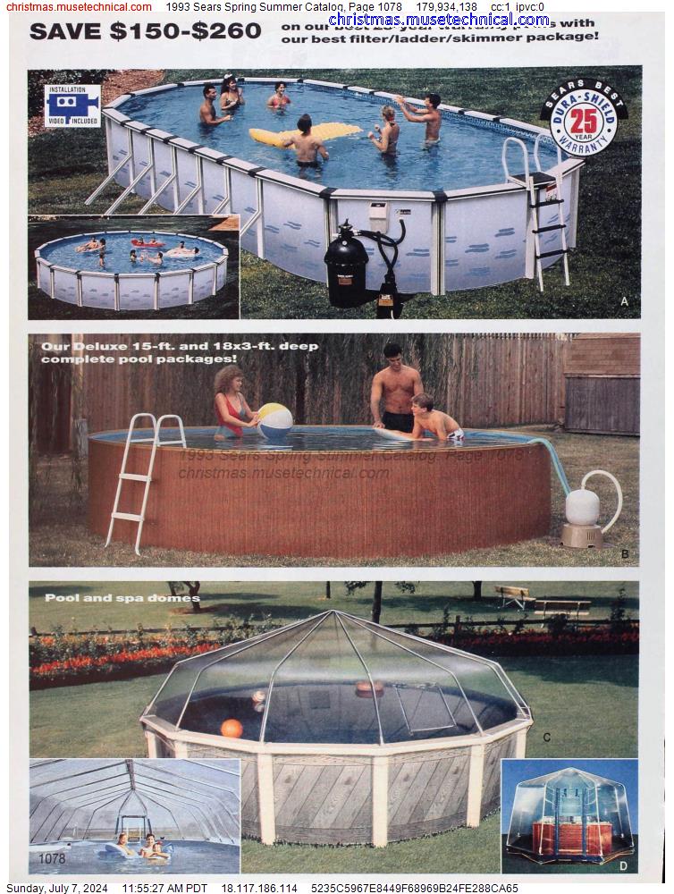 1993 Sears Spring Summer Catalog, Page 1078