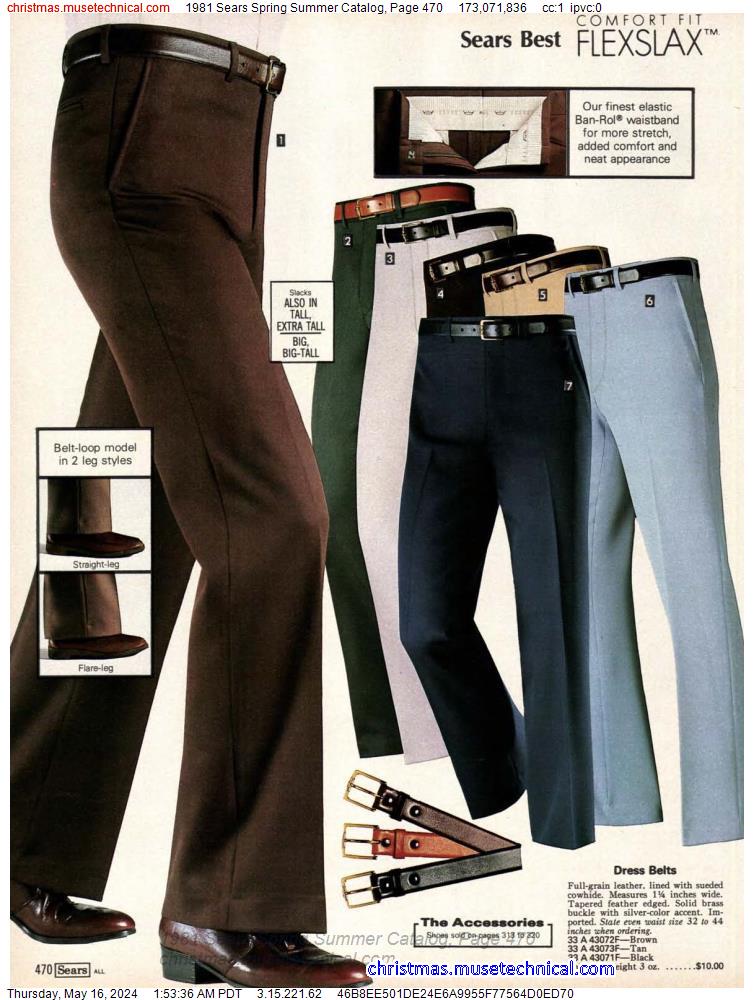 1981 Sears Spring Summer Catalog, Page 470