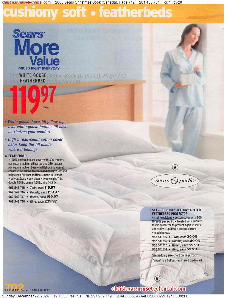 2005 Sears Christmas Book (Canada), Page 712