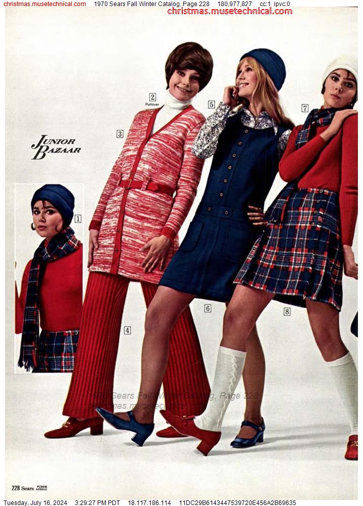 1970 Sears Fall Winter Catalog, Page 228