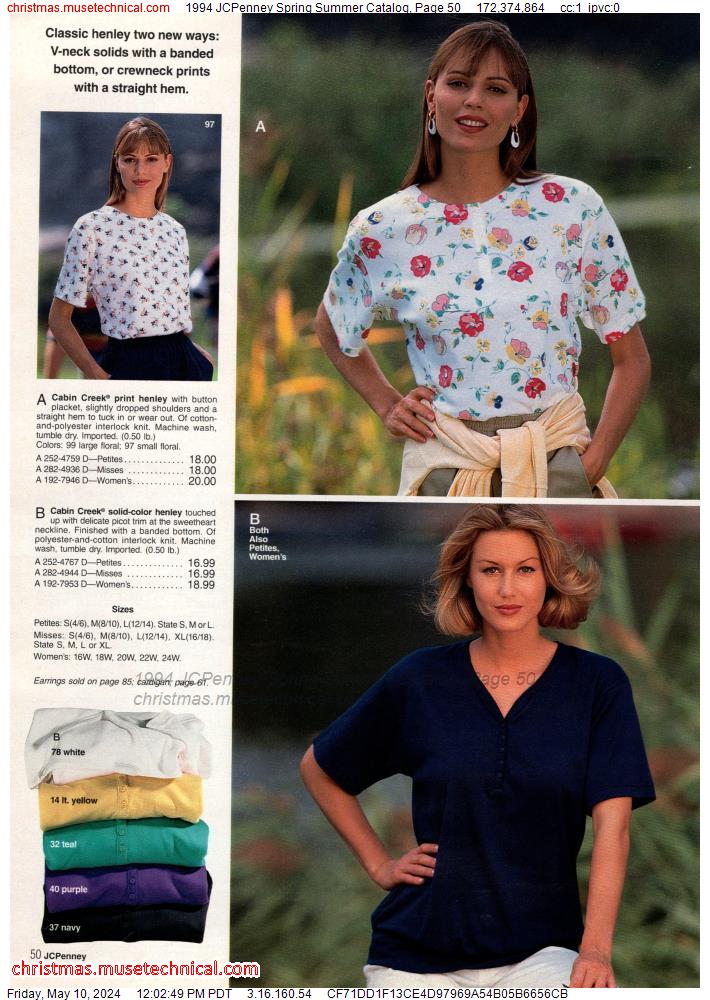 1994 JCPenney Spring Summer Catalog, Page 50