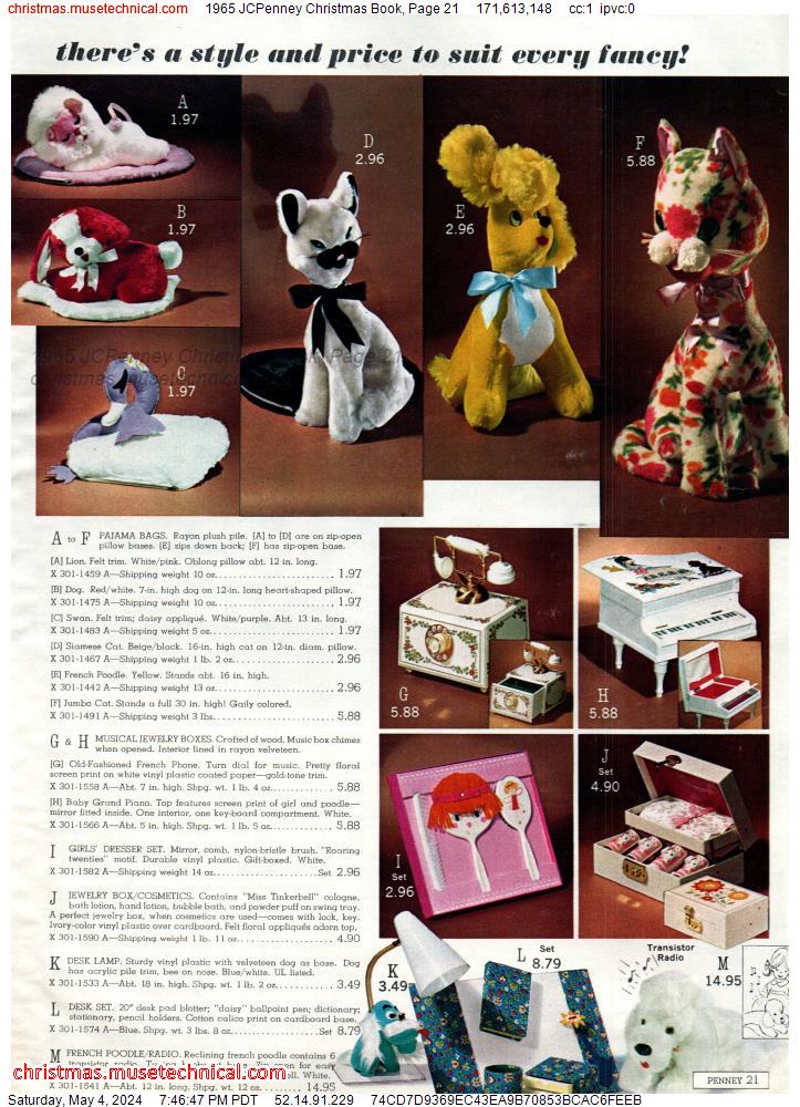 1965 JCPenney Christmas Book, Page 21