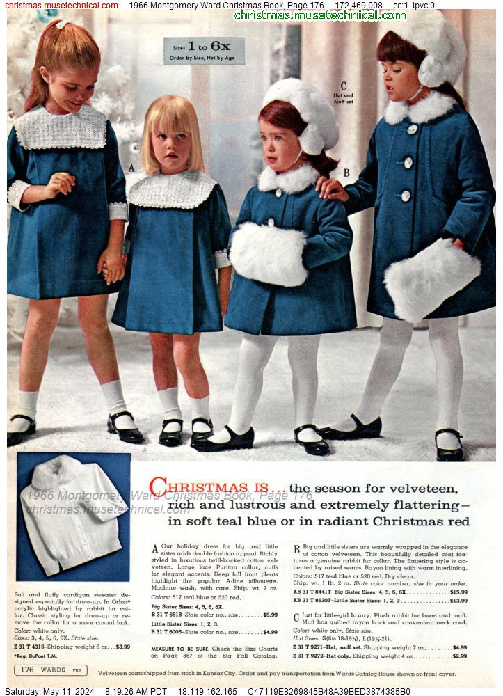 1966 Montgomery Ward Christmas Book, Page 176