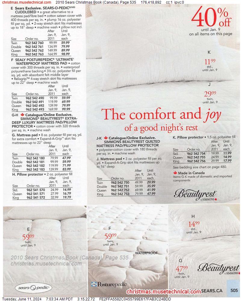 2010 Sears Christmas Book (Canada), Page 535