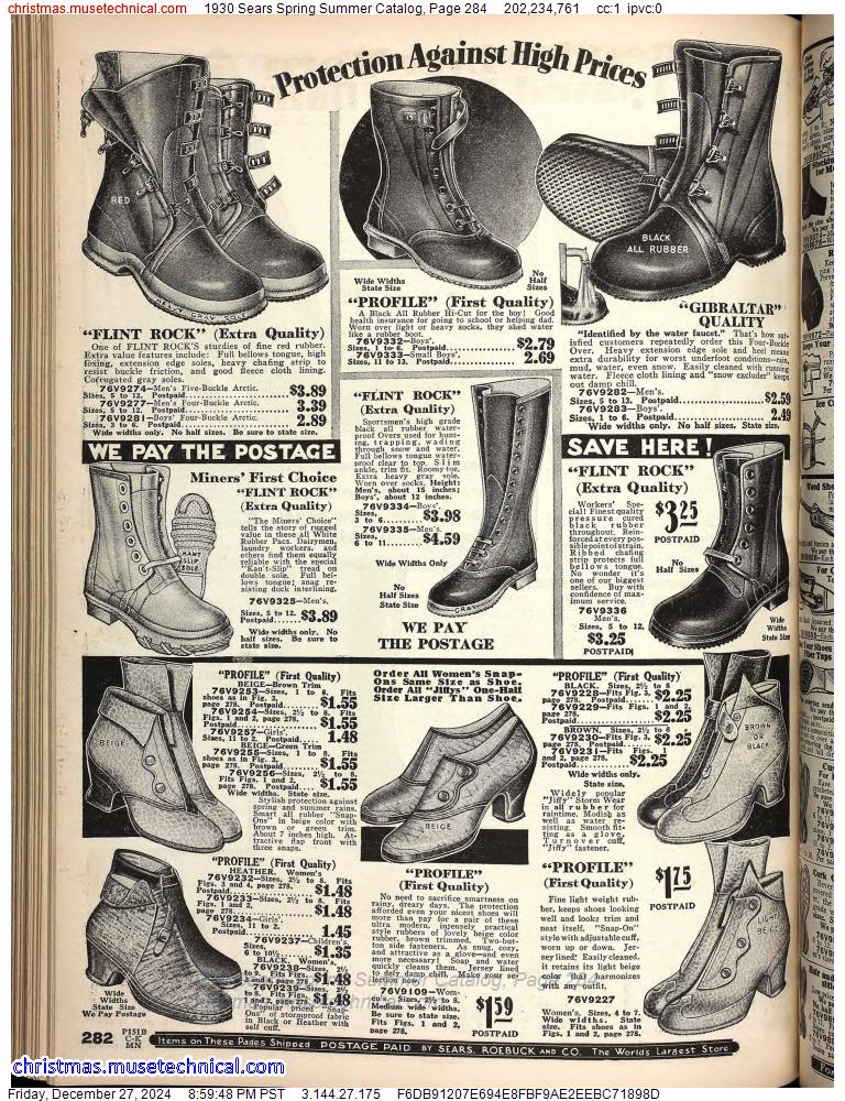 1930 Sears Spring Summer Catalog, Page 284