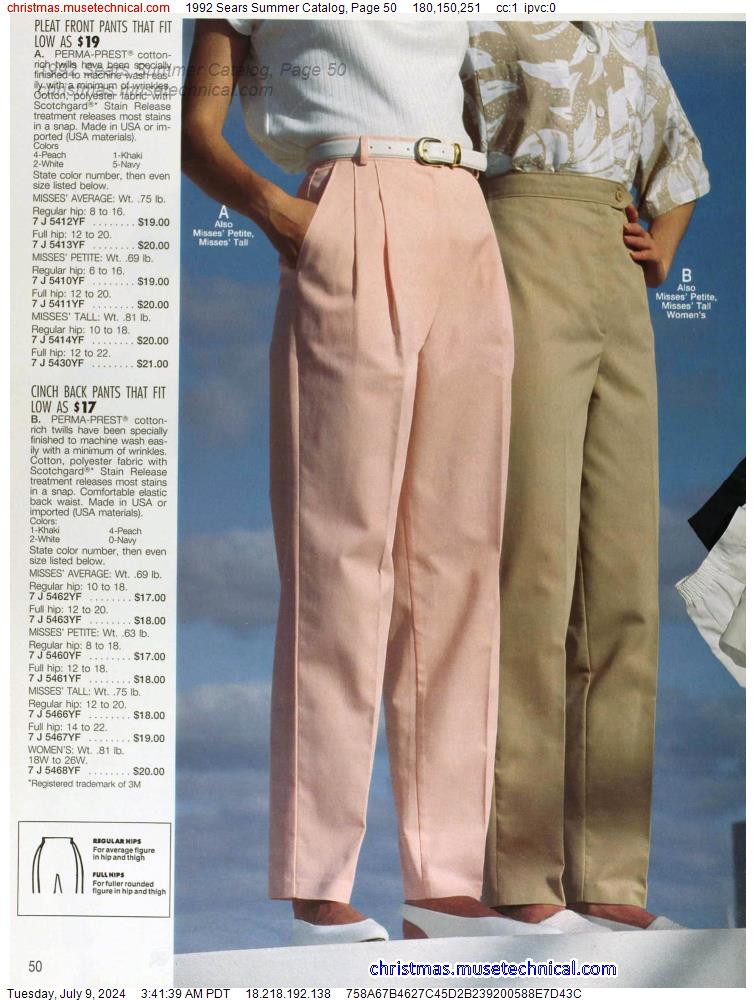 1992 Sears Summer Catalog, Page 50