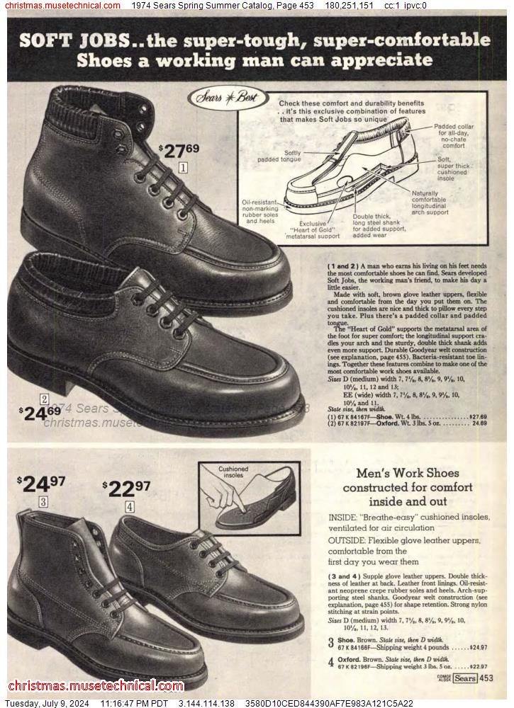 1974 Sears Spring Summer Catalog, Page 453