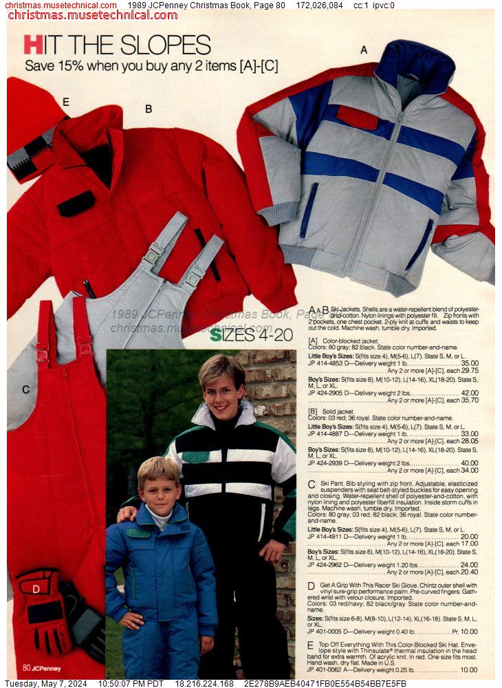 1989 JCPenney Christmas Book, Page 80