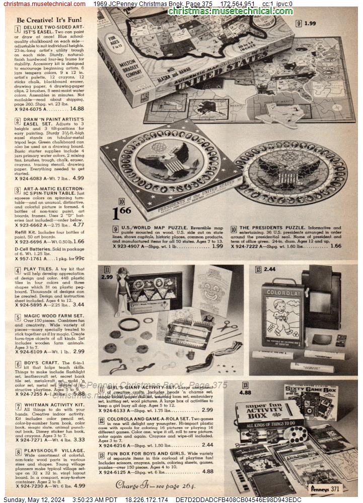 1969 JCPenney Christmas Book, Page 375