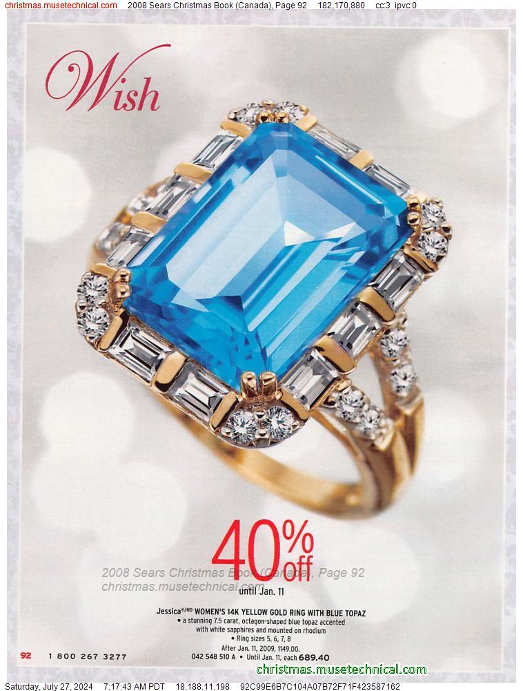 2008 Sears Christmas Book (Canada), Page 92