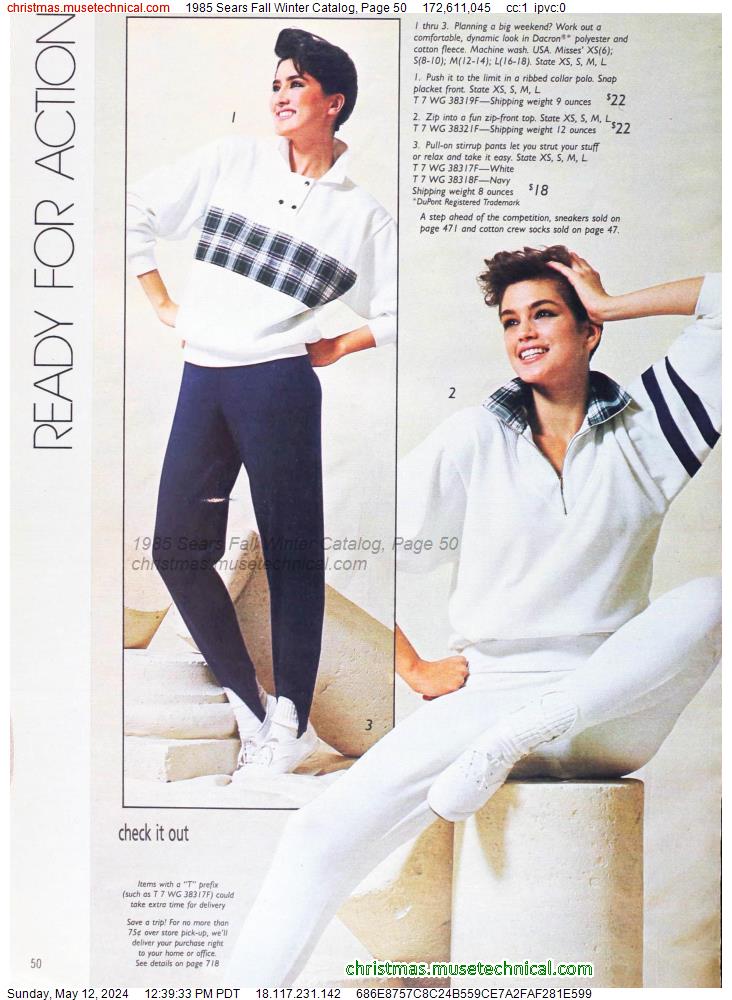 1985 Sears Fall Winter Catalog, Page 50
