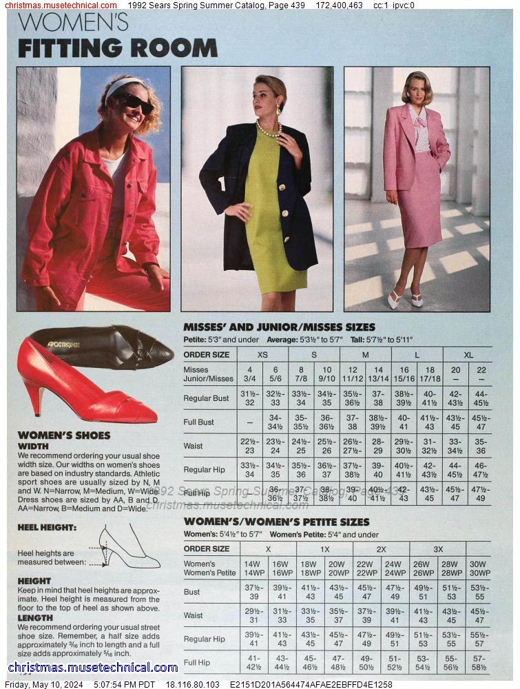 1992 Sears Spring Summer Catalog, Page 439