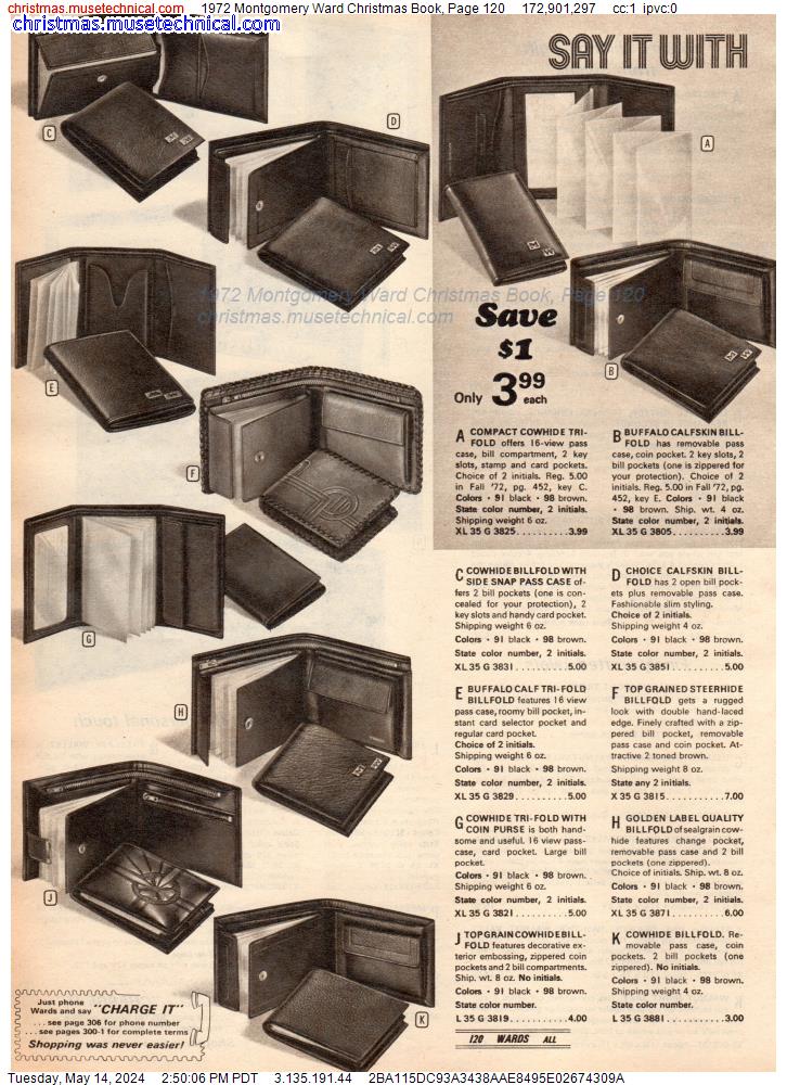 1972 Montgomery Ward Christmas Book, Page 120