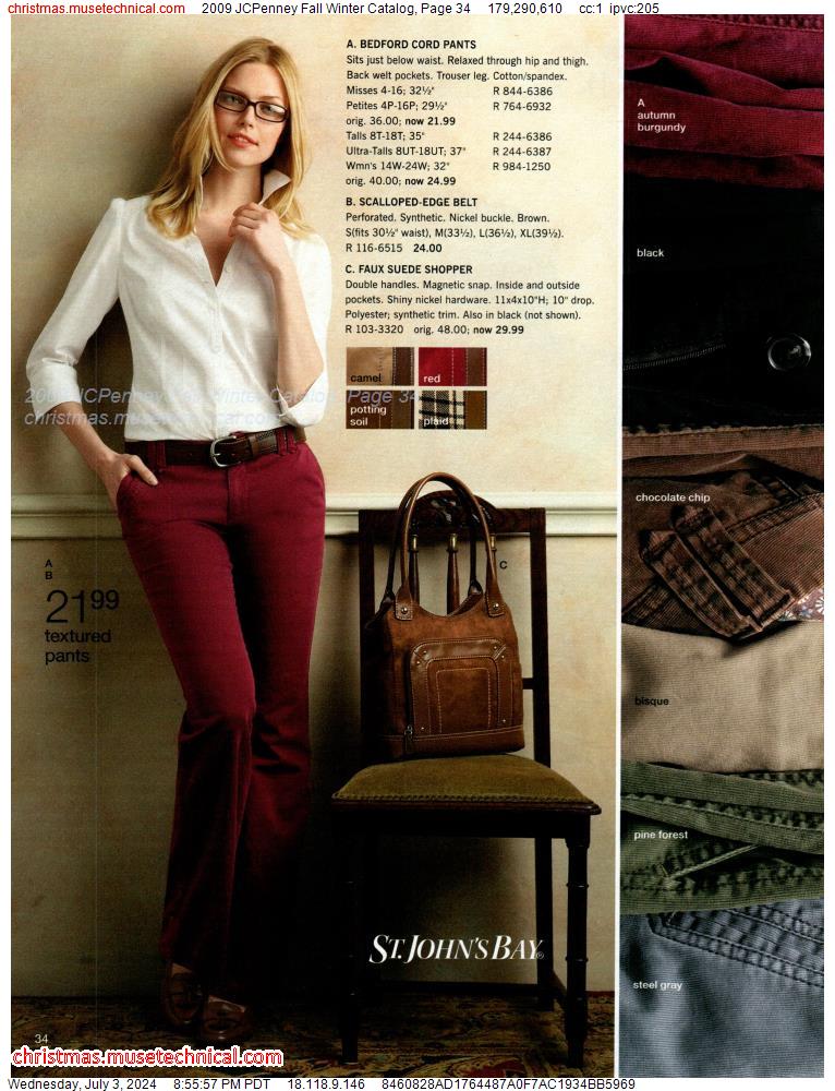 2009 JCPenney Fall Winter Catalog, Page 34