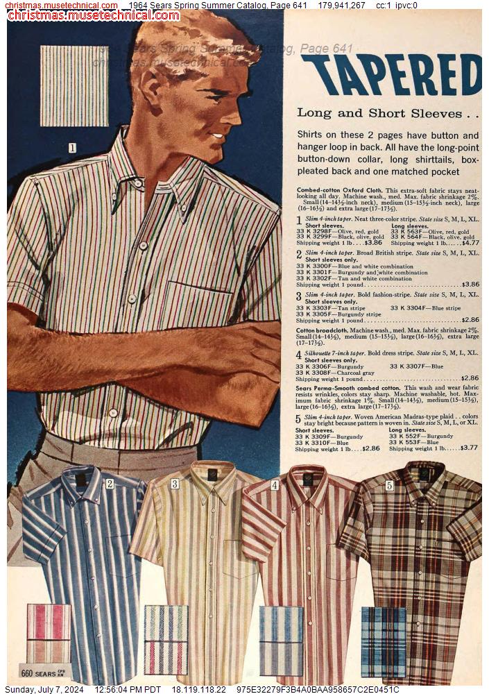 1964 Sears Spring Summer Catalog, Page 641
