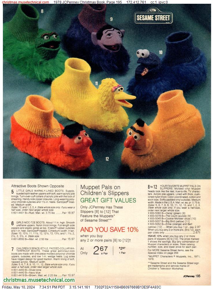 1978 JCPenney Christmas Book, Page 195