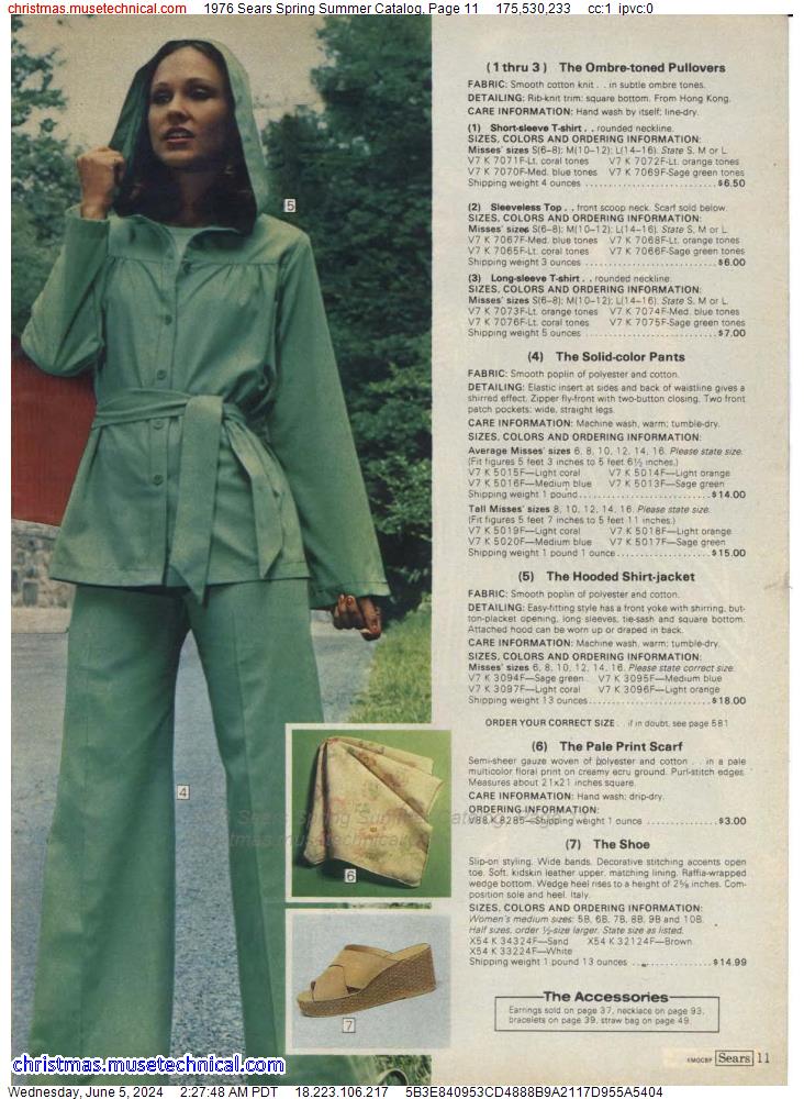 1976 Sears Spring Summer Catalog, Page 11