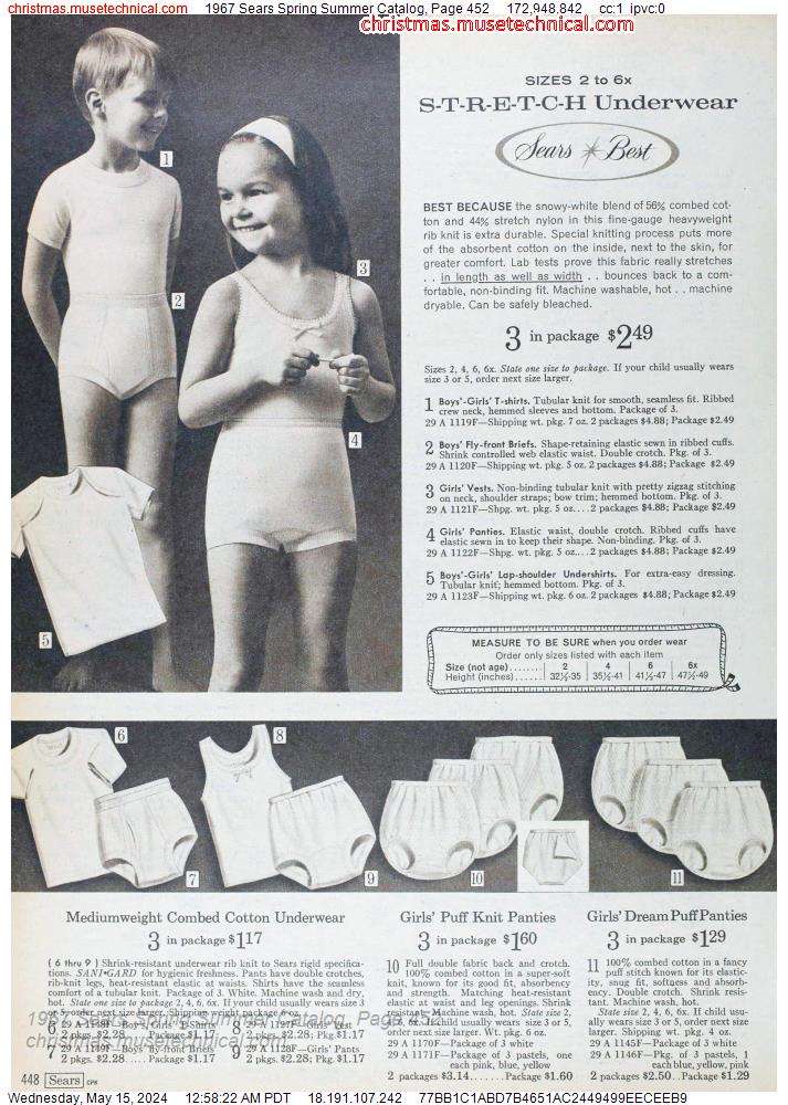 1967 Sears Spring Summer Catalog, Page 452